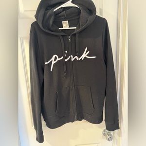 Pink VS hooded sweatshirt